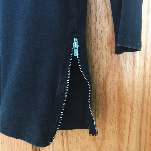 Gap Dark Gray Zipper Sweater M - Picture 3 of 6